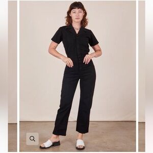 Big Bud Press black jumpsuit short sleeve XS S great condition
